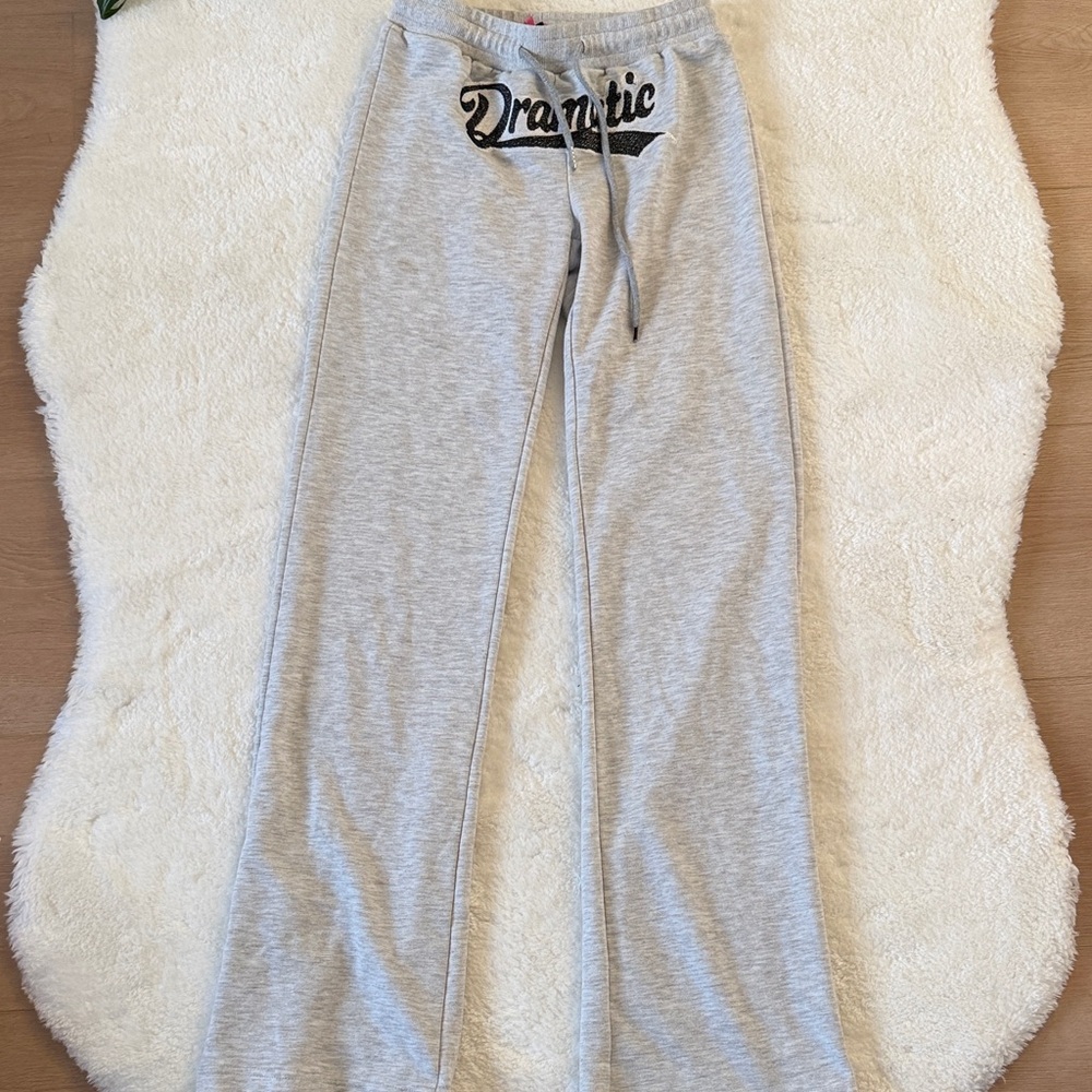 Edikted Gray Wide-Leg Pants